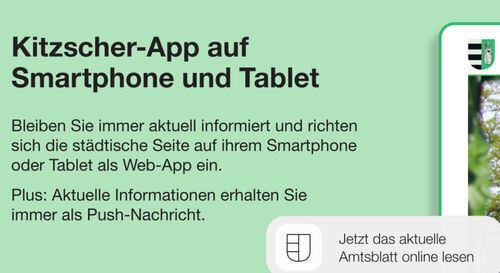 Symbolfoto: Immer informiert mit der kitzscher.de-App und Push-Nachrichten aktivieren