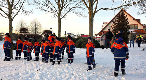 Perfektes Wetter zum Hohenneujahrsfeuer