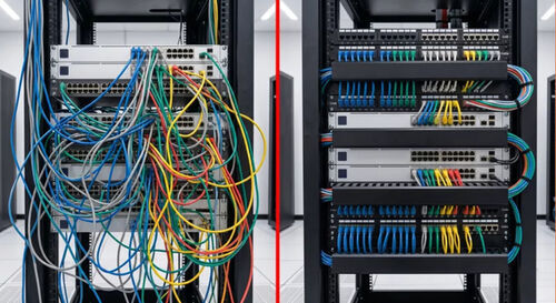 Ordnung im Serverraum durch F&ouml;rderung (Beispielbild)