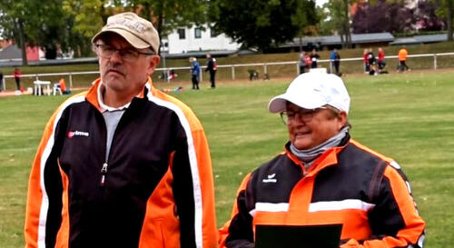 Petra Niemann und Frank Knoth bei der Auszeichnung des Landesverbandes