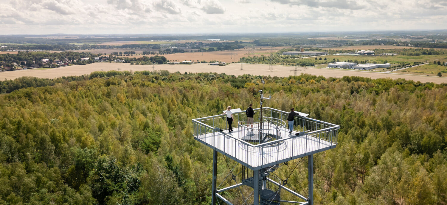 Symbolbild 3: Vom Turm der Halde bis Kitzscher