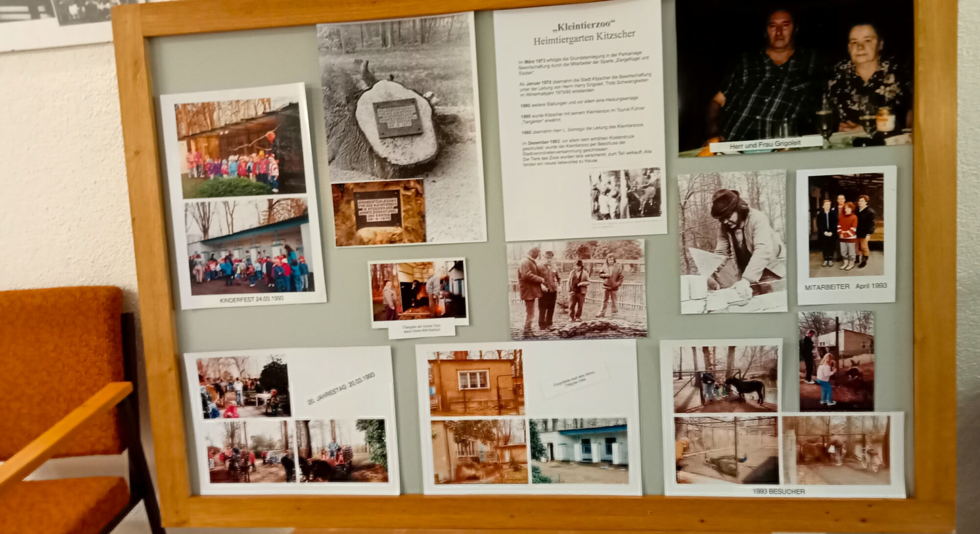 Collage zum Kleintierzoo – ein Relikt aus DDR-Zeiten, welches die Augen eines jeden Kitzscheraner mit Blick auf die Zeit zum Leuchten bringt