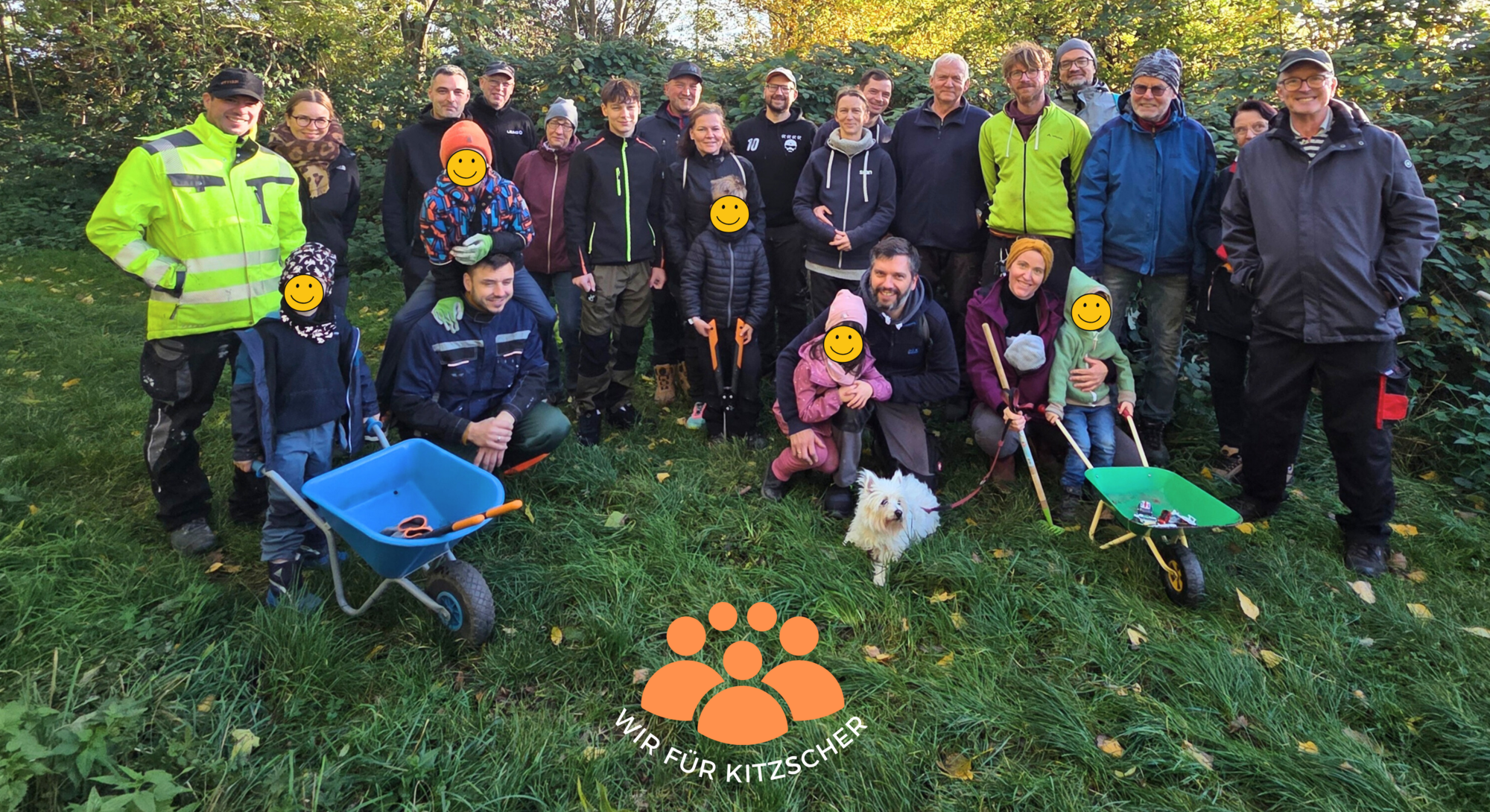 Nicht alle haben es aufs Foto geschafft – aber alle haben mit vollem Einsatz mitgeholfen!