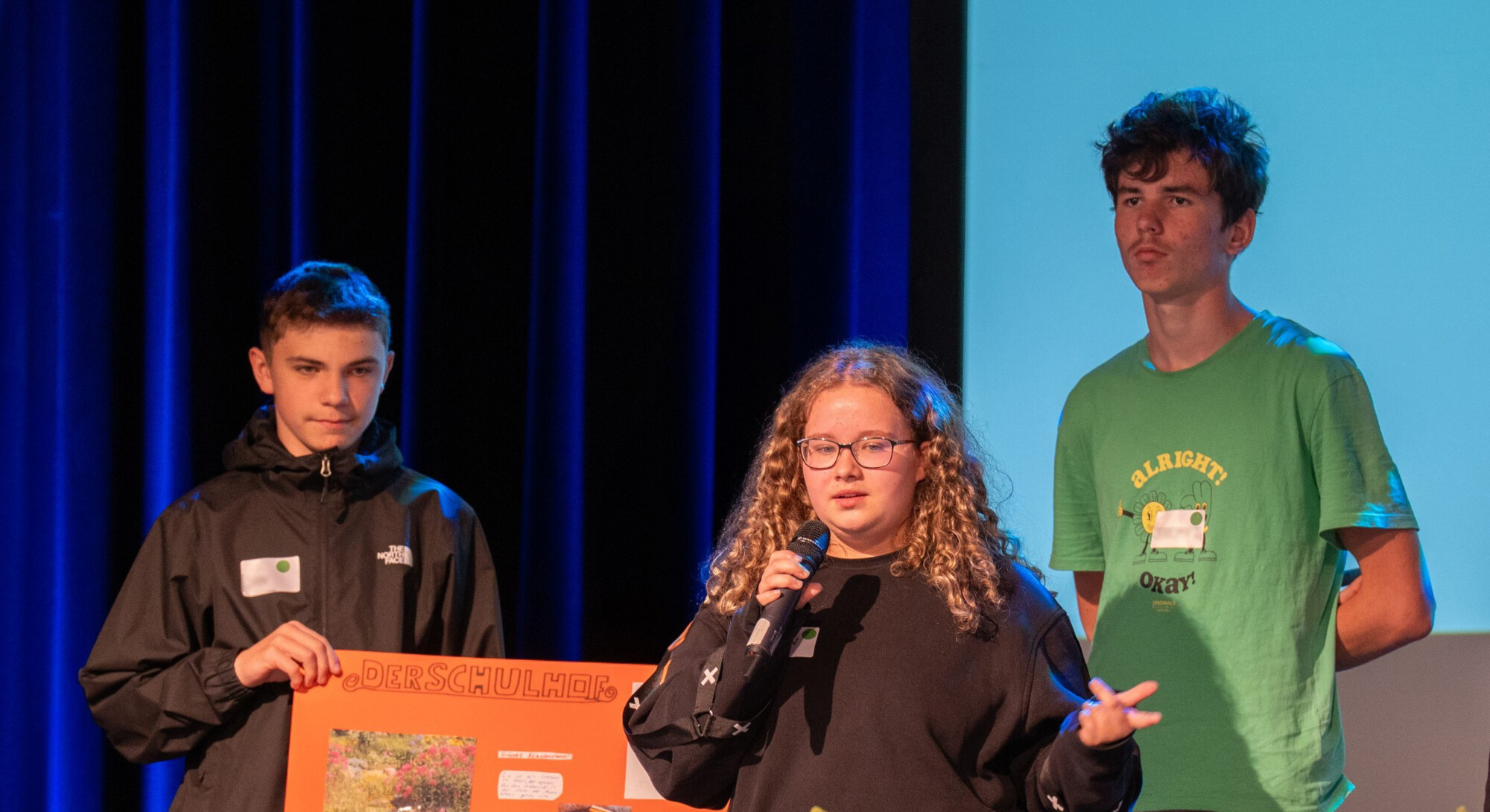 Präsentation der Ideen zur Neugestaltung des Schulhofes (© Marc Herrmann)