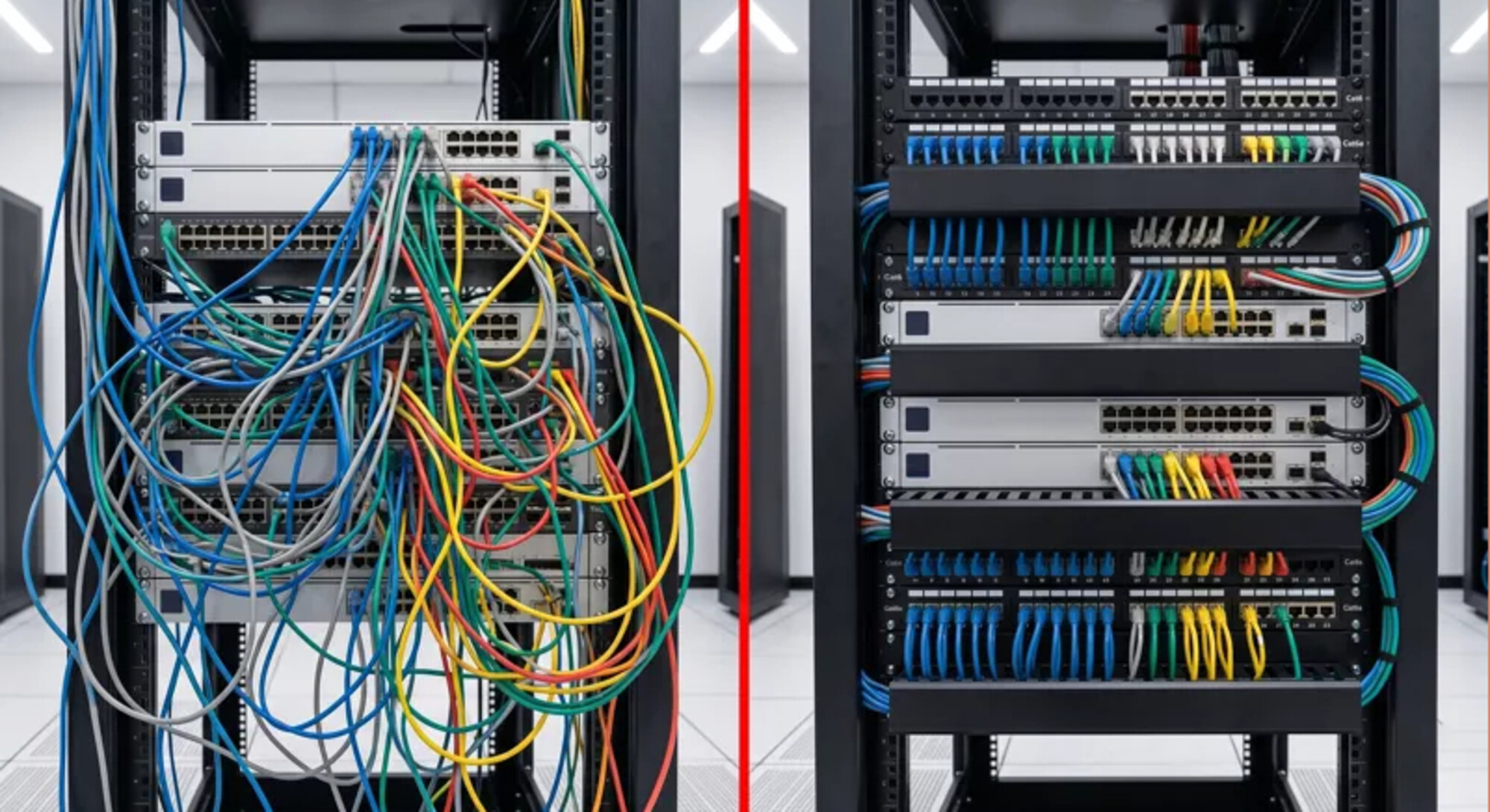 Ordnung im Serverraum durch F&ouml;rderung (Beispielbild)